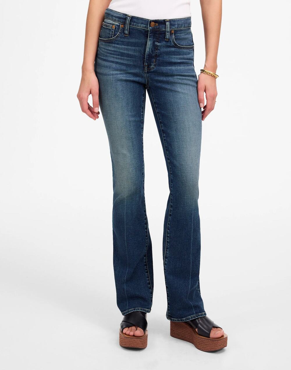 Madewell Kick Out Full Length Denim Jeans Sz. 30  Devito Medium Wash